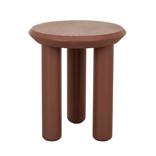Artie Kick Side Table - Brick