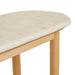 Artie Oval Marble Console - Matt White Marble - Natural Ash