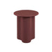 Artie Wave Side Table - Merlot
