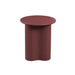 Artie Wave Side Table - Merlot