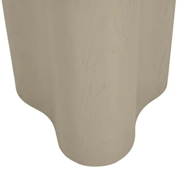 Artie Wave Side Table - Putty