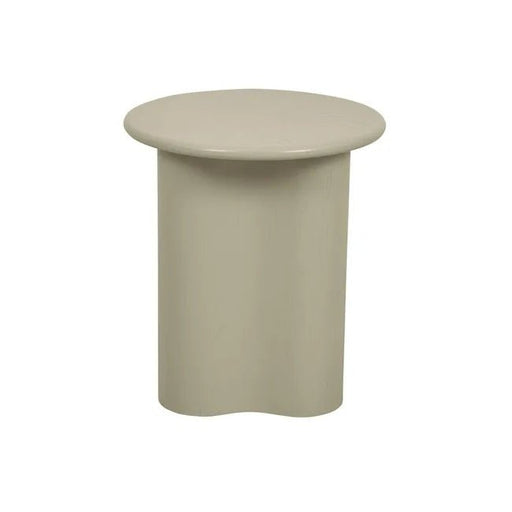 Artie Wave Side Table - Putty