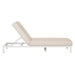 Aruba Rounded Sunbed - Canvas - White