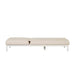 Aruba Rounded Sunbed - Canvas - White