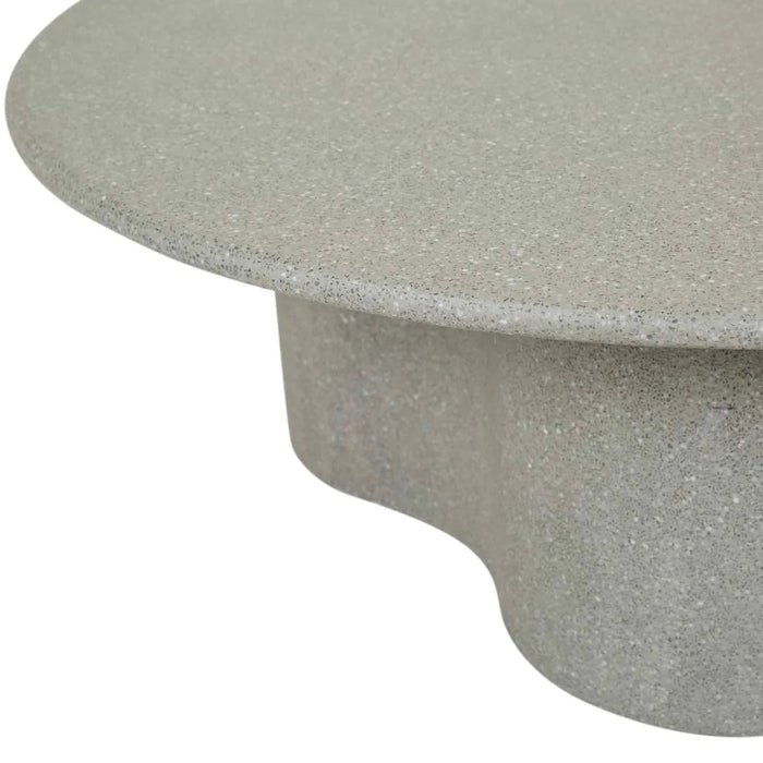 Artie Outdoor Wave Coffee Table - Warm Sand