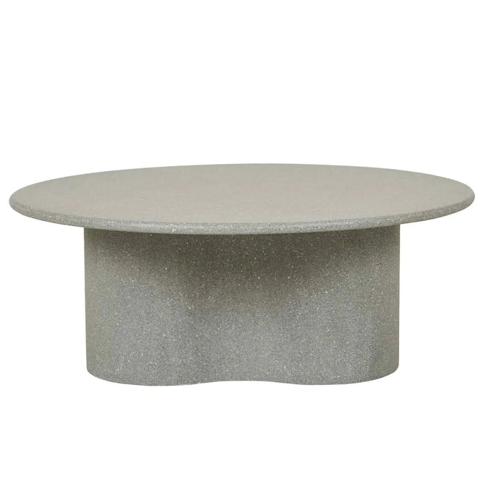 Artie Outdoor Wave Coffee Table - Warm Sand