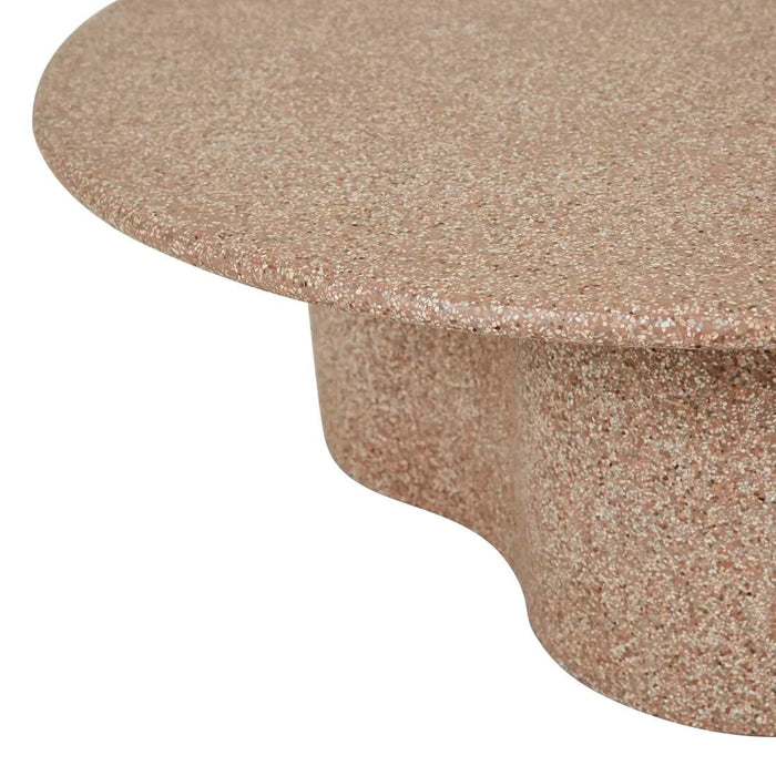 Artie Outdoor Wave Coffee Table - Warm Sand