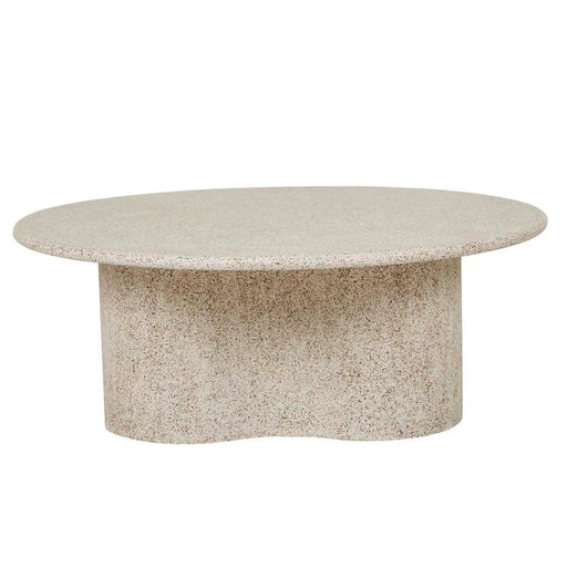 Artie Outdoor Wave Coffee Table - Warm Sand