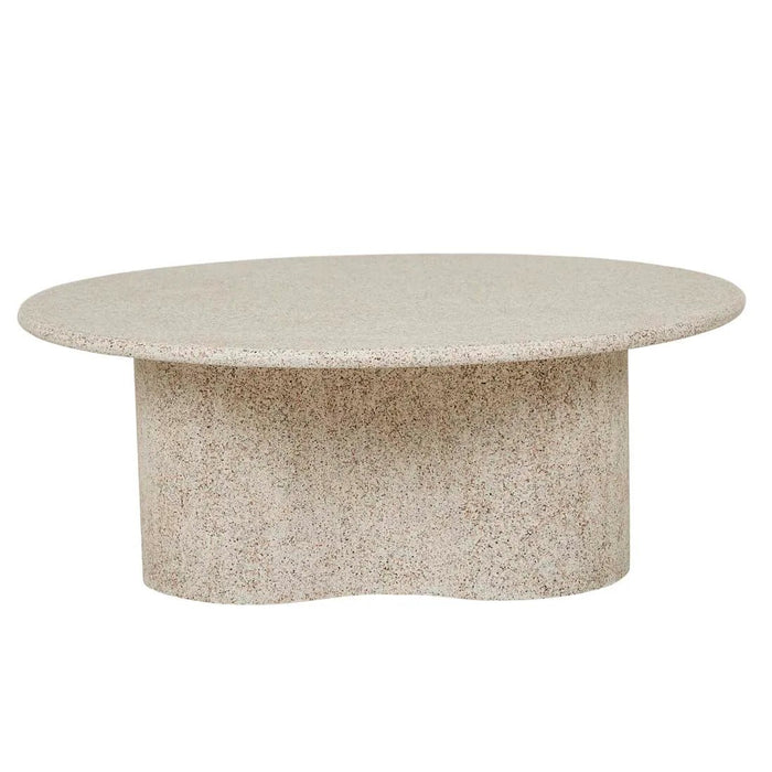 Artie Outdoor Wave Coffee Table - Warm Sand