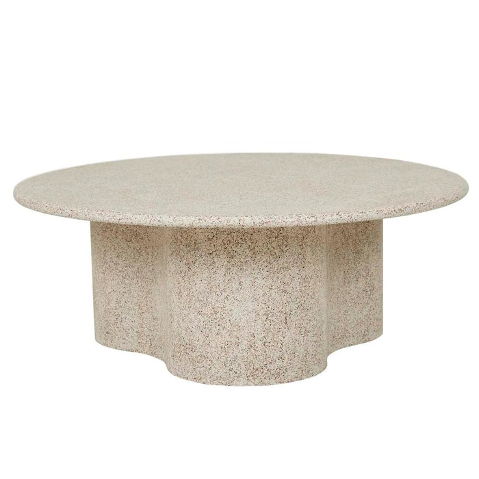 Artie Outdoor Wave Coffee Table - Warm Sand