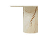 Atlas Decagon Dining Table - Brown Vein Marble