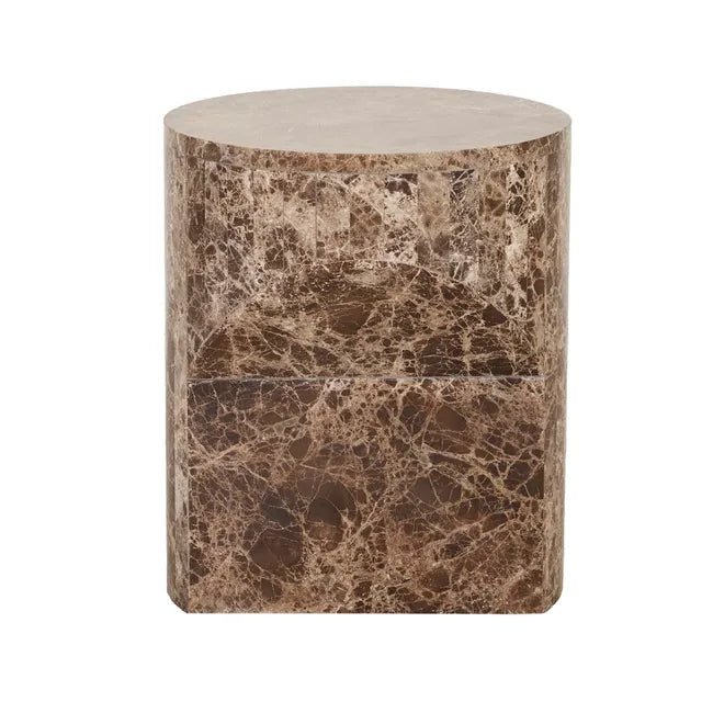 Atlas Pinnacle Side Table - Emperador