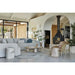 Atlas Pinnacle Side Table - Natural Travertine