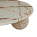 Atlas Sphere Coffee Table - Brown Vein Marble