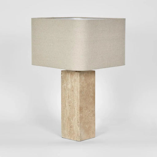 Ava Travertine Table Lamp
