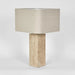 Ava Travertine Table Lamp