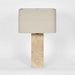Ava Travertine Table Lamp