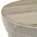 Corsica Float Coffee Table - Chalk - Aged Teak