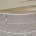Corsica Float Coffee Table - Chalk - Aged Teak