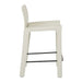 Carlo Barstool - Linen Grey - Black Metal