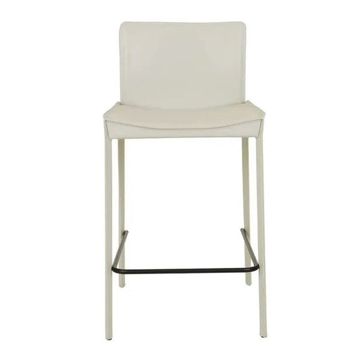Carlo Barstool - Linen Grey - Black Metal