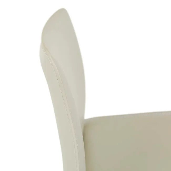 Carlo Barstool - Linen Grey - Black Metal