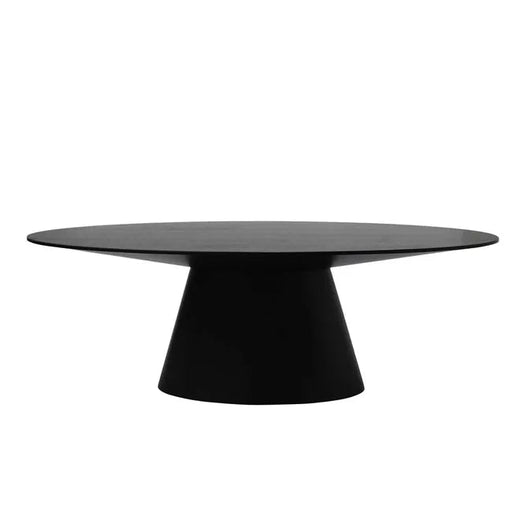 Classique Oval Dining Table - Matt Dark Oak