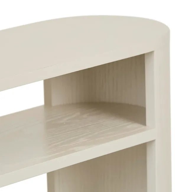 Classique Oval Small Shelf Console - Fossil
