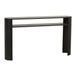 Classique Oval Small Shelf Console - Matt Dark Oak