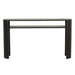 Classique Oval Small Shelf Console - Matt Dark Oak