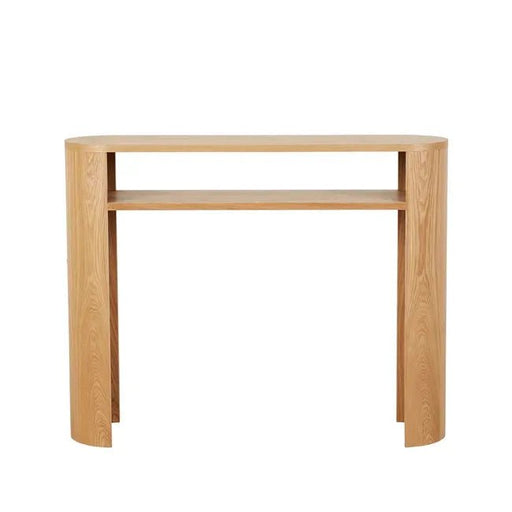 Classique Oval Small Shelf Console - Natural Ash