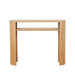Classique Oval Small Shelf Console - Natural Ash