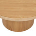 Classique Pedestal Coffee Table - Natural Ash
