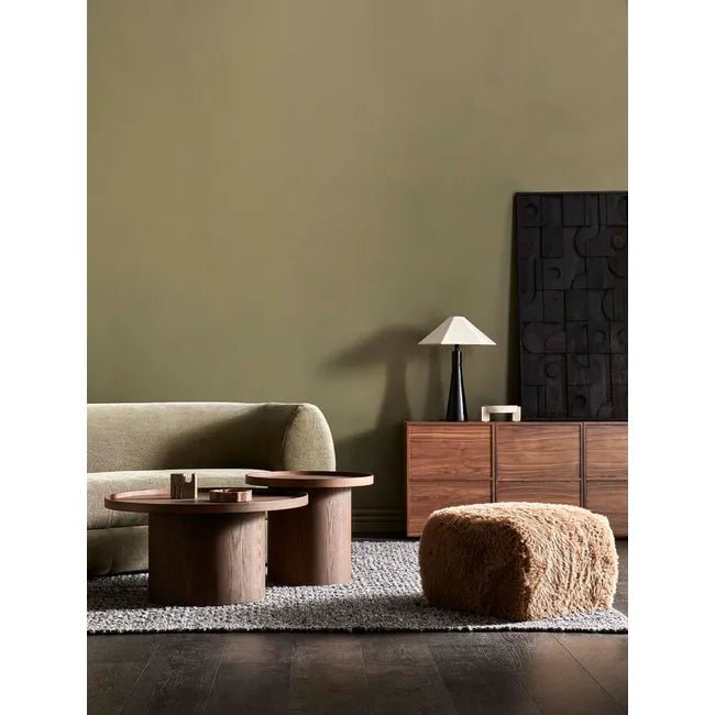 Classique Pedestal Coffee Table - Natural Ash