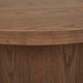 Classique Pedestal Coffee Table - Smoked Ash
