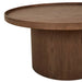 Classique Pedestal Coffee Table - Smoked Ash
