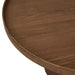 Classique Pedestal Coffee Table - Smoked Ash