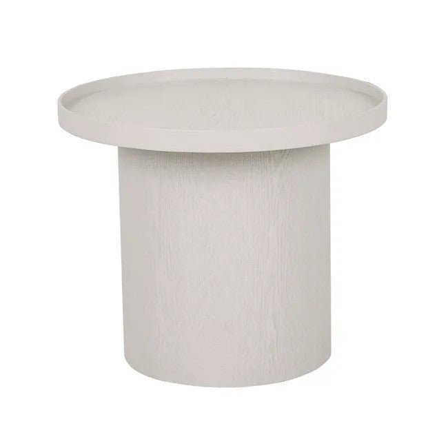 Classique Pedestal Side Table - Oyster Ash