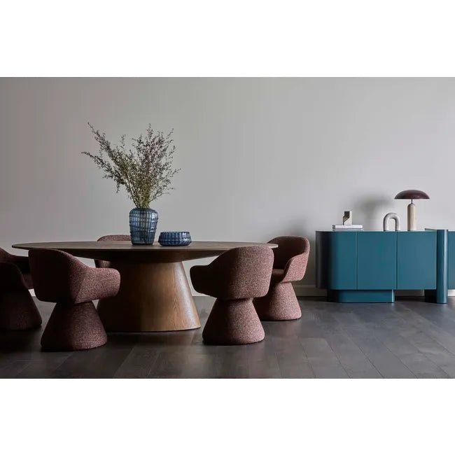 Classique Round Dining Tables - Smoked Ash