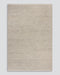 Clifton Floor Rug in Ash, the whole rug shown flat on a plain background