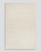 Clifton Floor Rug in Ivory, the whole rug shown flat on a plain background