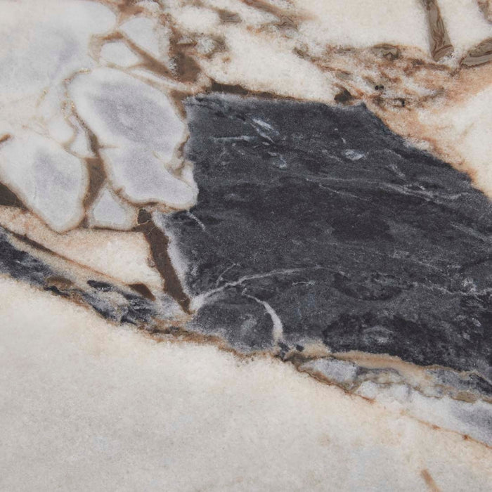 Elsie Bedside - Matt Ocean Marble - Matt Dark Oak