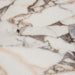 Oberon Curve Marble Coffee Table - Matt Ocean Marble - Natural Ash