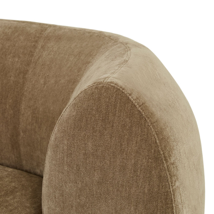 Vera Daybed Right Arm - Soft Russet