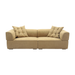 Desert Calm Sofa - Manissa Caramel, front view on a white background