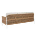 Delphi 3 Seater Sofa - Coconut - Natural Weave
