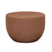 Drum Side Table Col Brique 60 x 60 x 40cm