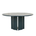 Leon Round Dining Table - Teal