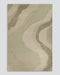 Edgewater Floor Rug in Pistachio, the whole rug shown flat on a plain background