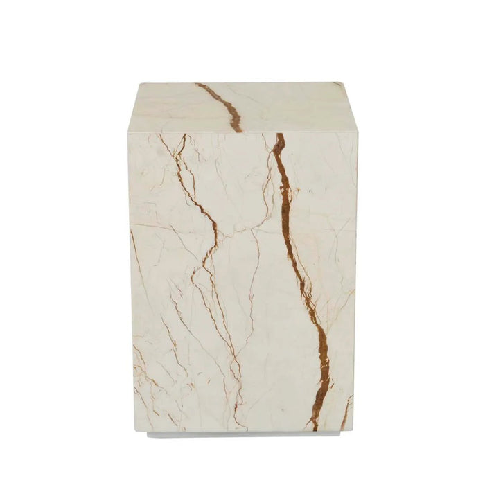 Elle Block Square Side Table